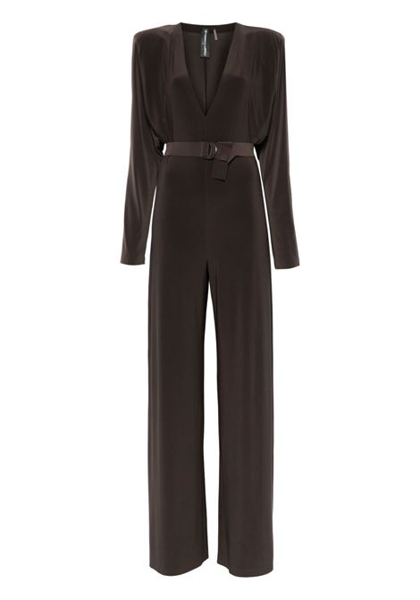 Coffee brown Dolman jumpsuit Norma Kamali - women